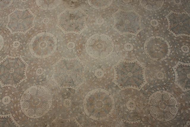 Mosaïque de la Villa del Tellaro - Pavement géométrique