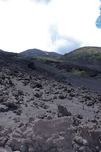 Randonnée Etna Nord - coulée de lave