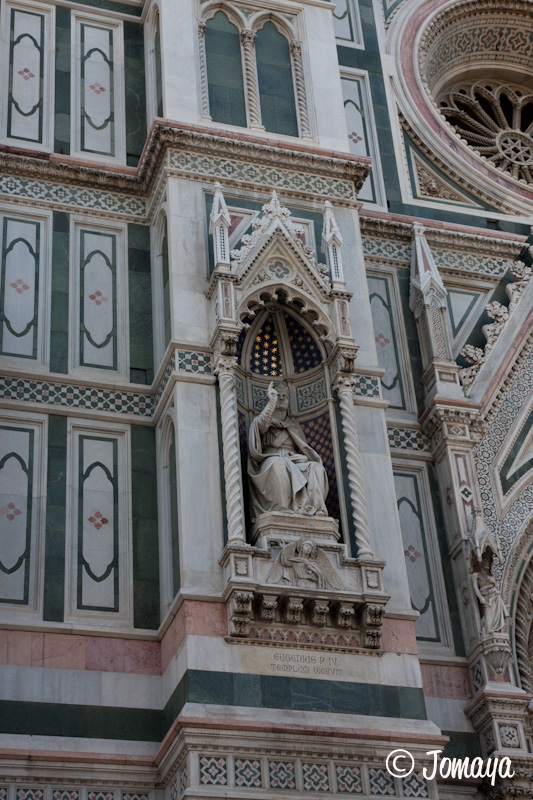 Florence - Le duomo - détail de la façade