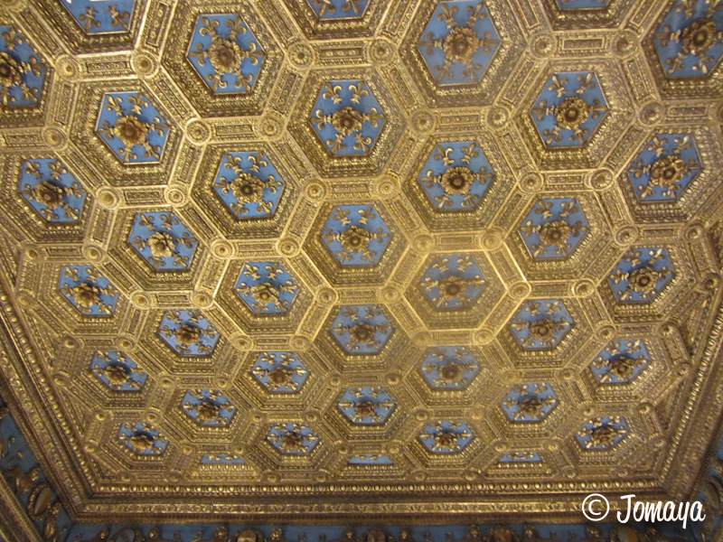 Florence - Intérieur du Palazzo vecchio - la salle bleue