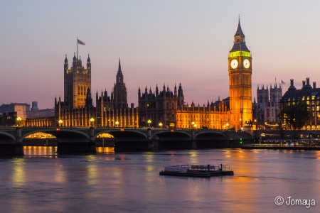 Big Ben & Parliament House by night - Londres