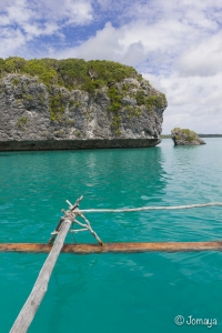 balade en pirogue - Baie d'Upi - Ile des Pins - Nouvelle Calédonie