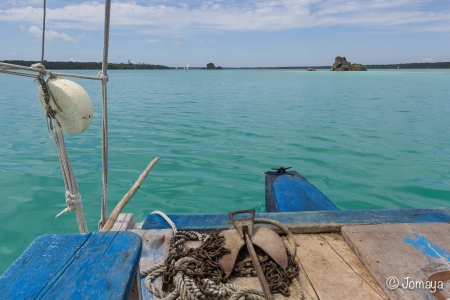 balade en pirogue - Baie d'Upi - Ile des Pins - Nouvelle Calédonie