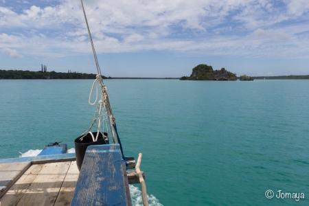 balade en pirogue - Baie d'Upi - Ile des Pins - Nouvelle Calédonie