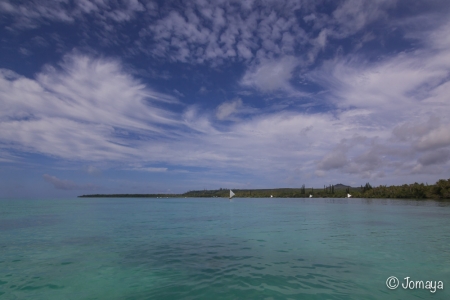 balade en pirogue - Baie d'Upi - Ile des Pins - Nouvelle Calédonie