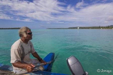 balade en pirogue - Baie d'Upi - Ile des Pins - Nouvelle Calédonie
