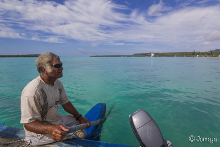 balade en pirogue - Baie d'Upi - Ile des Pins - Nouvelle Calédonie