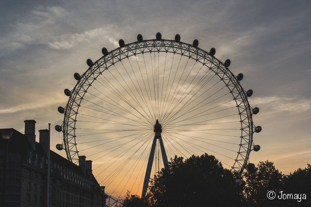 London Eye & London by night